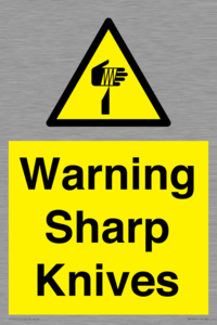 Warning Sharp Knives